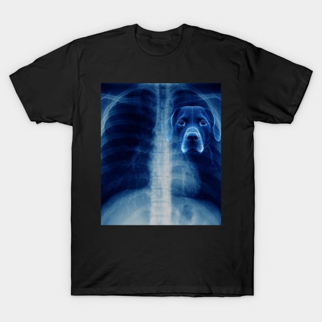 I GOT THAT DOG IN ME Xray chest T-Shirt by Phantom Troupe